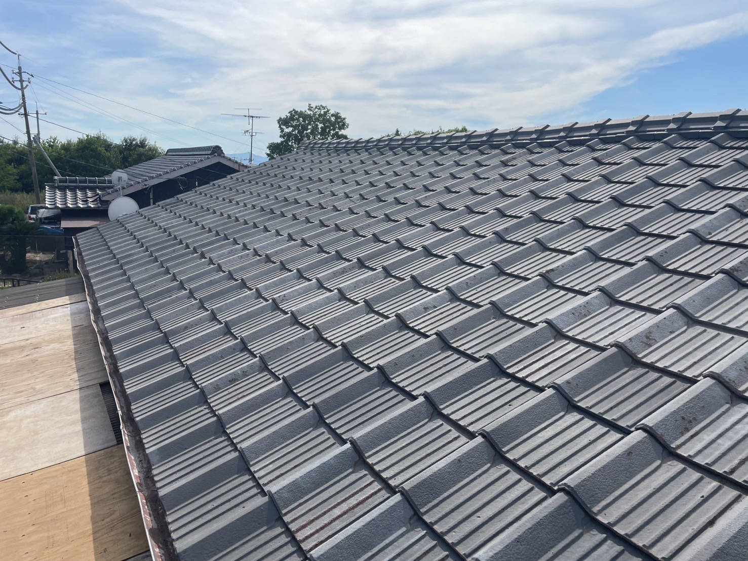 山陽小野田市　瓦葺き戻し工事（後編）