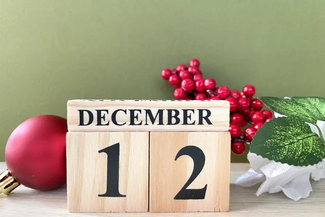 12月になりました！