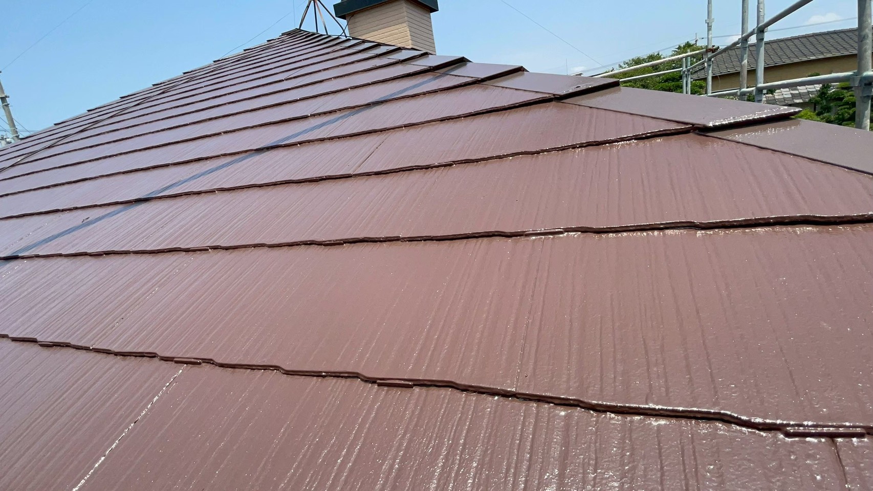 宇部市　屋根塗装工事