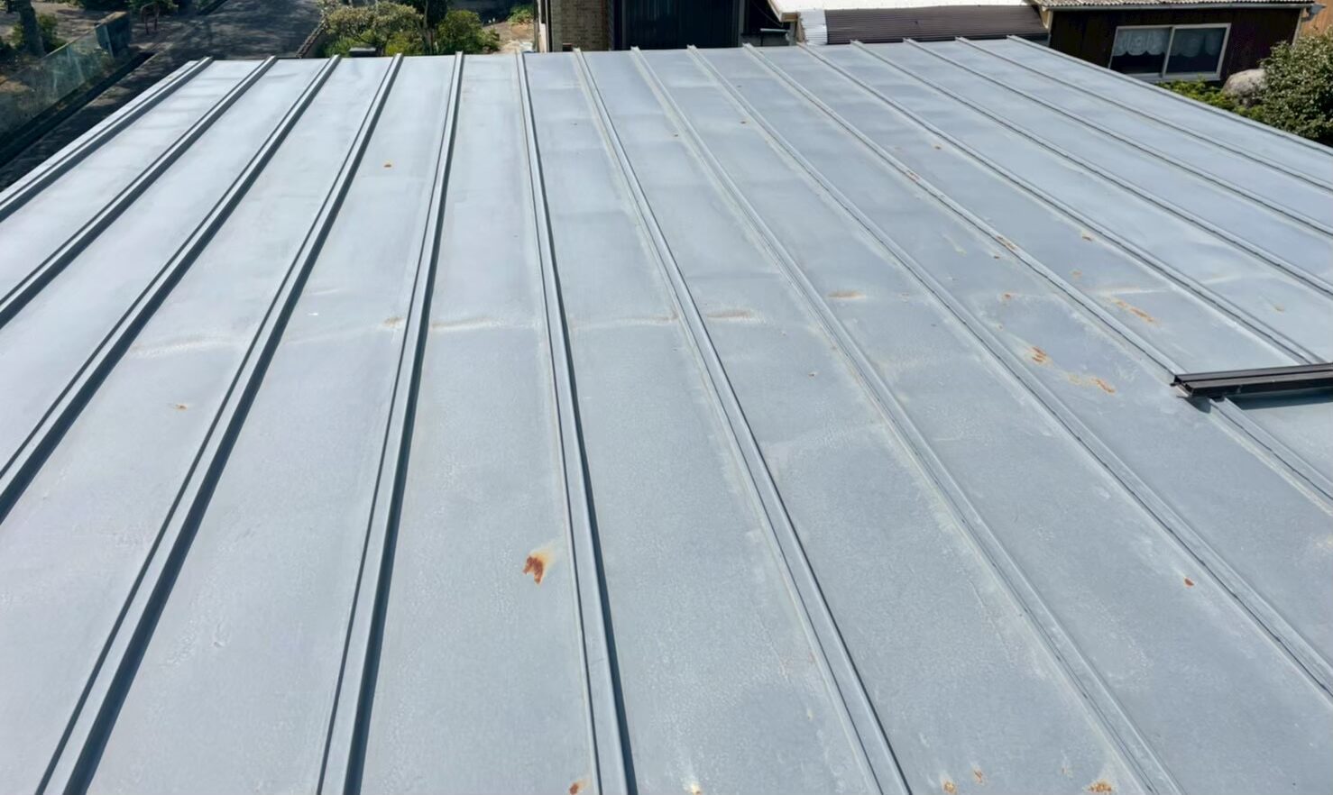 【施工事例】山陽小野田市　板金屋根塗装